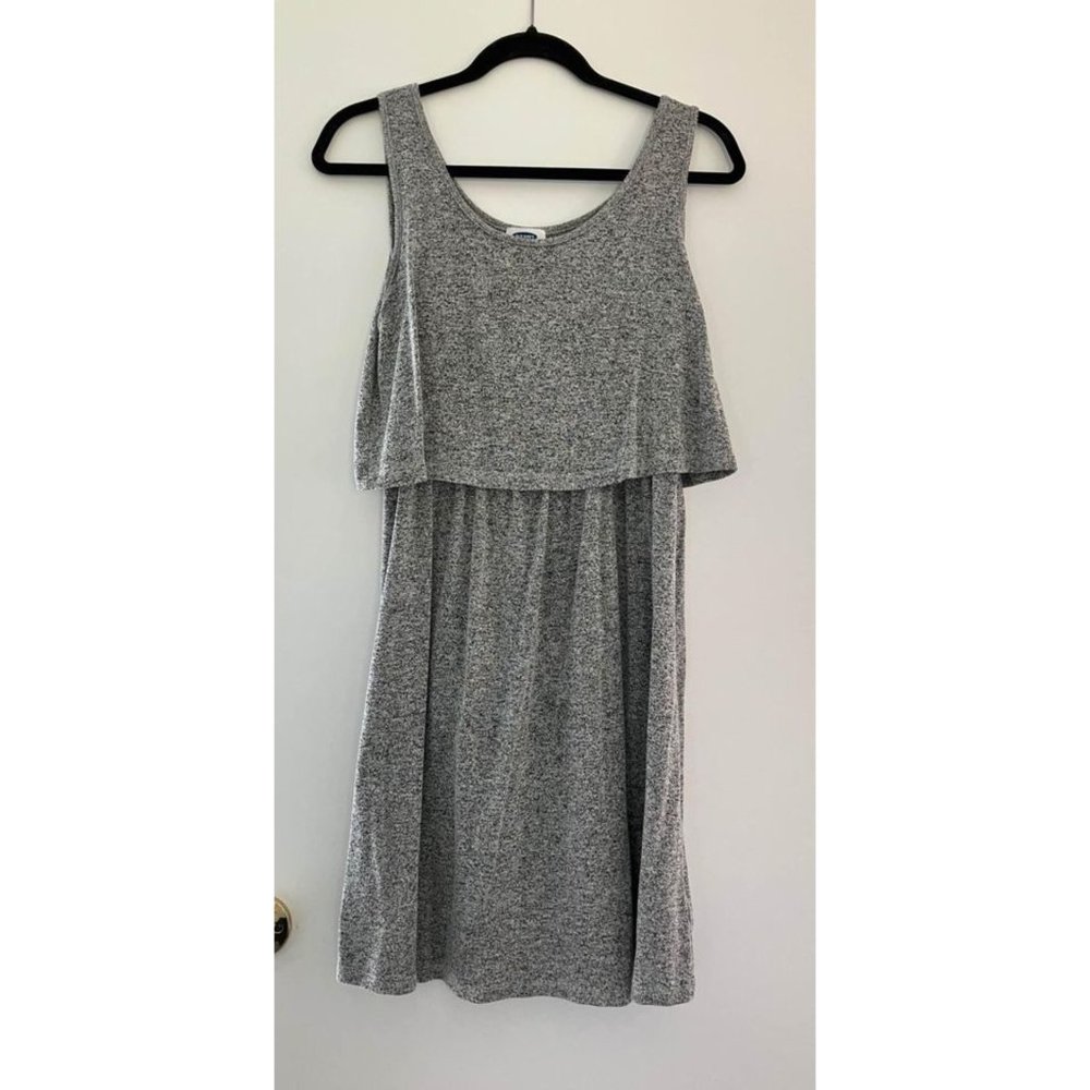 Old Navy grey nursing dress - Picture 1 of 6